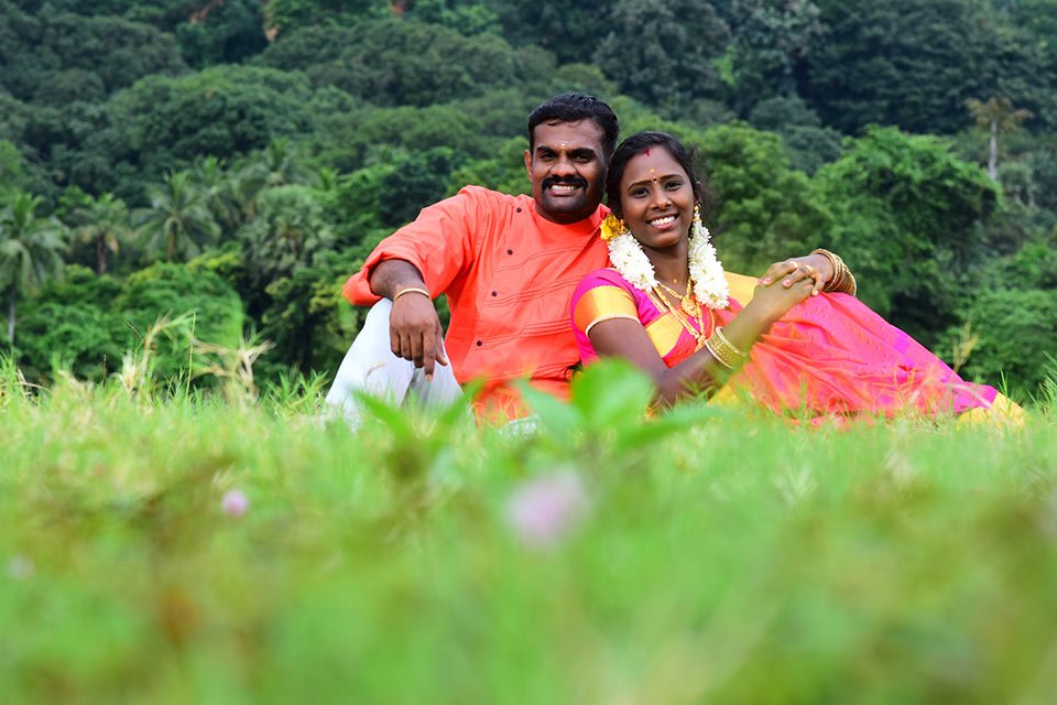 Suresh weds Banu Outdoor photography sankarankovil, Tenkasi