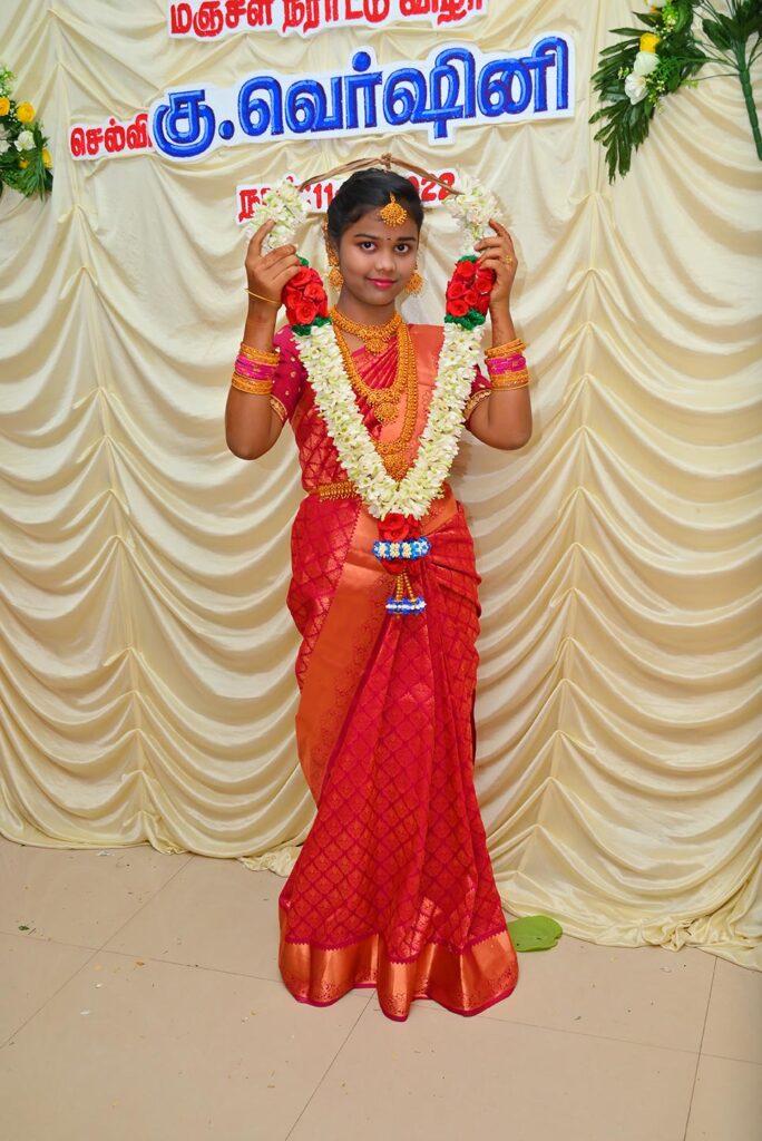 Vershini Puberty Photography in Sankarankovil