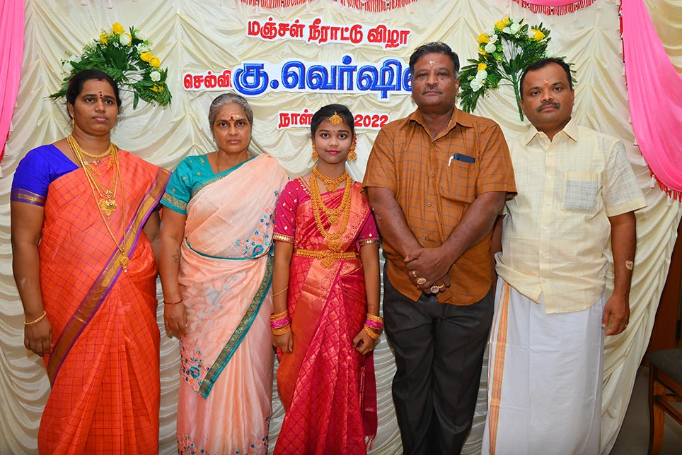 Vershini Puberty Photography in Sankarankovil