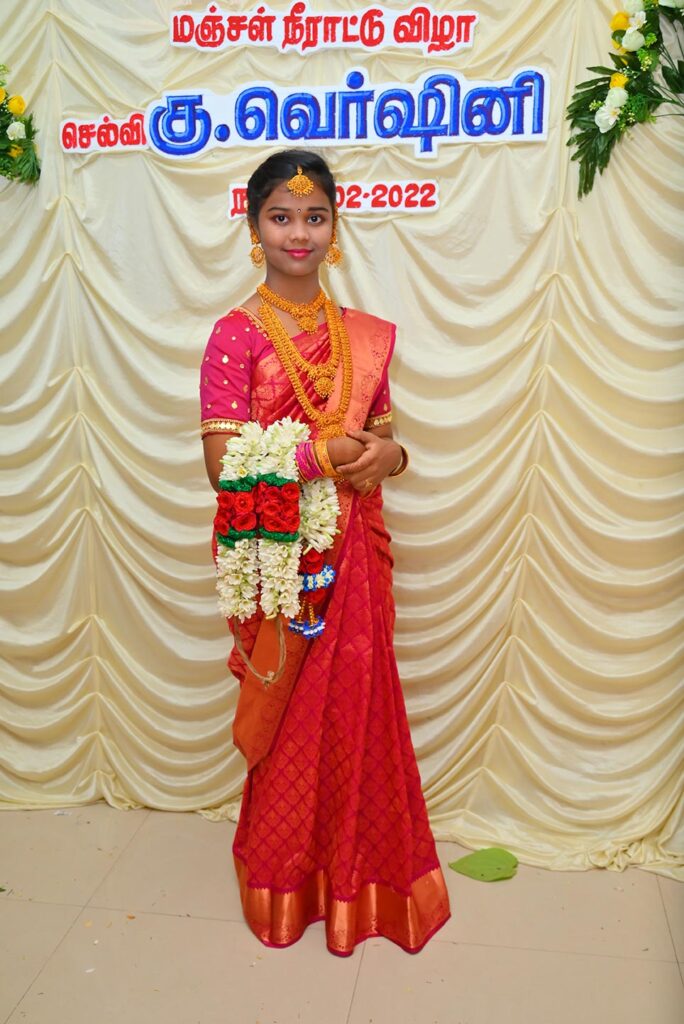 Vershini Puberty Photography in Sankarankovil