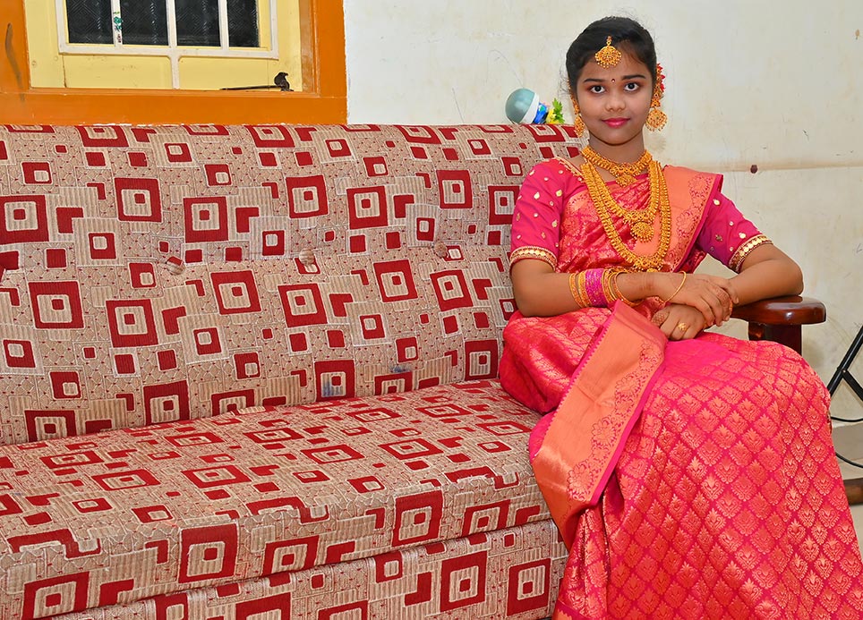 Vershini Puberty Photography in Sankarankovil