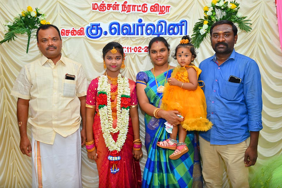 Vershini Puberty Photography in Sankarankovil